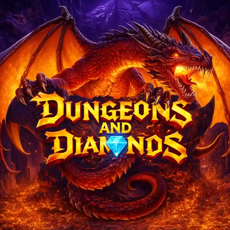 Dungeons and Diamonds Slot Game Interface
